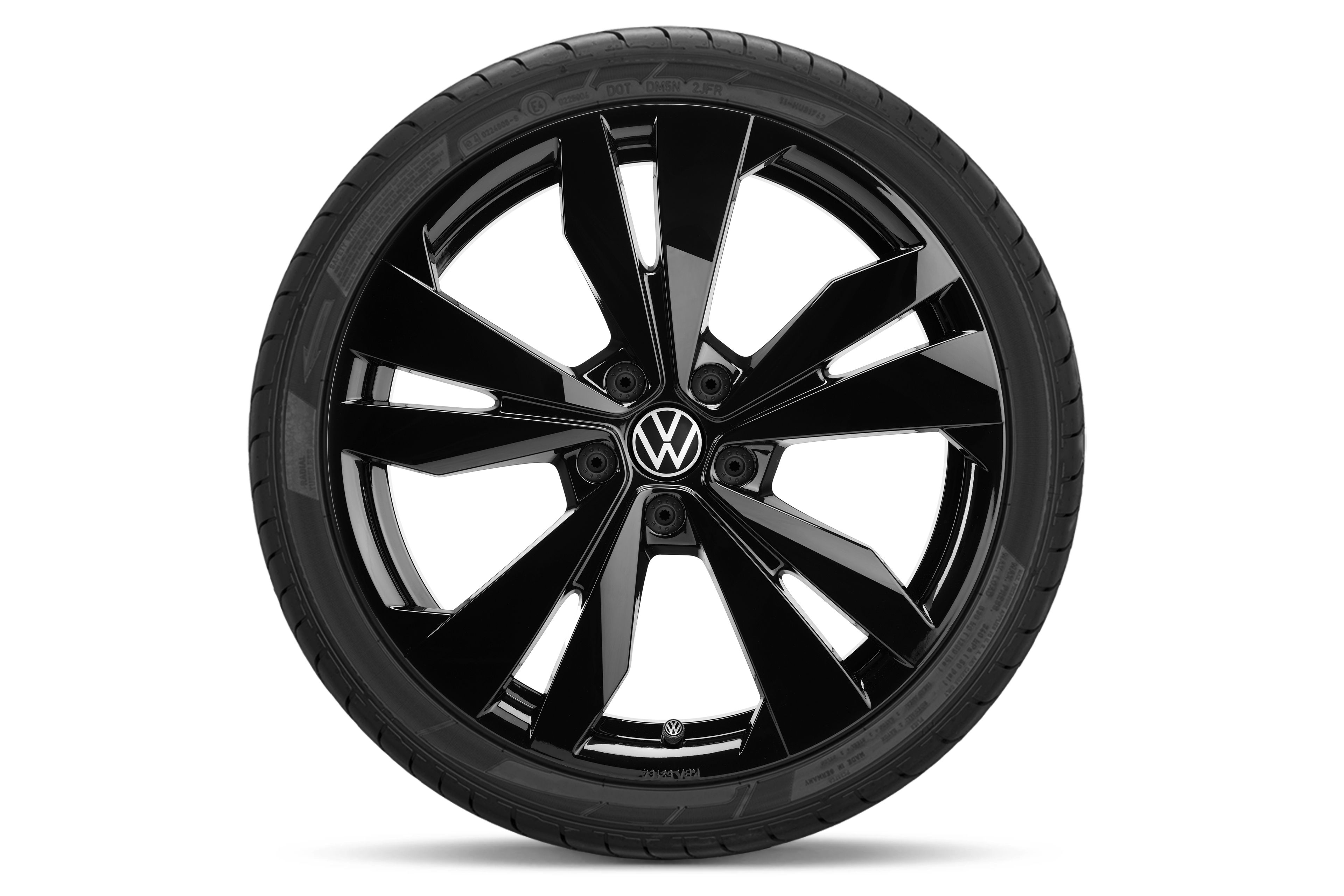 VW Volkswagen Winterkomplettrad Loen schwarz